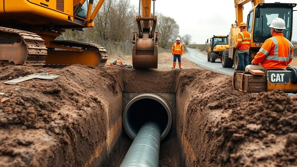Pipe Ramming in Rainham | Driving Pipes Under Roads, Walls & Buildings