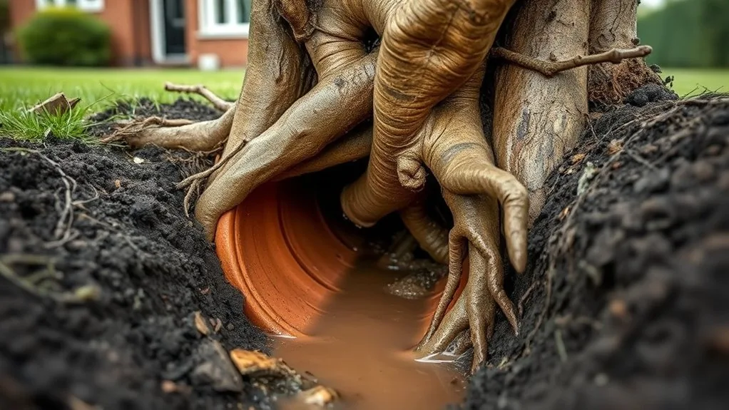Tree Root Damage in Drains | Detection & Removal in Rainham